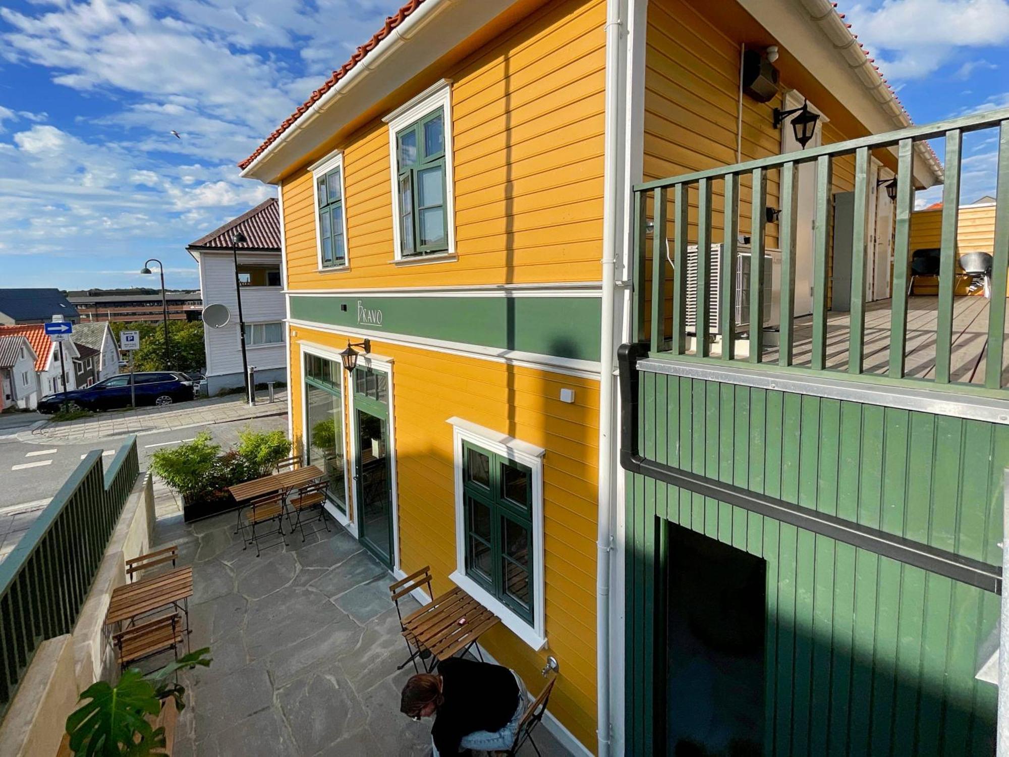 Vibrant On Bustling Street, Above A Restaurant Perfect For Tourists, Stavanger